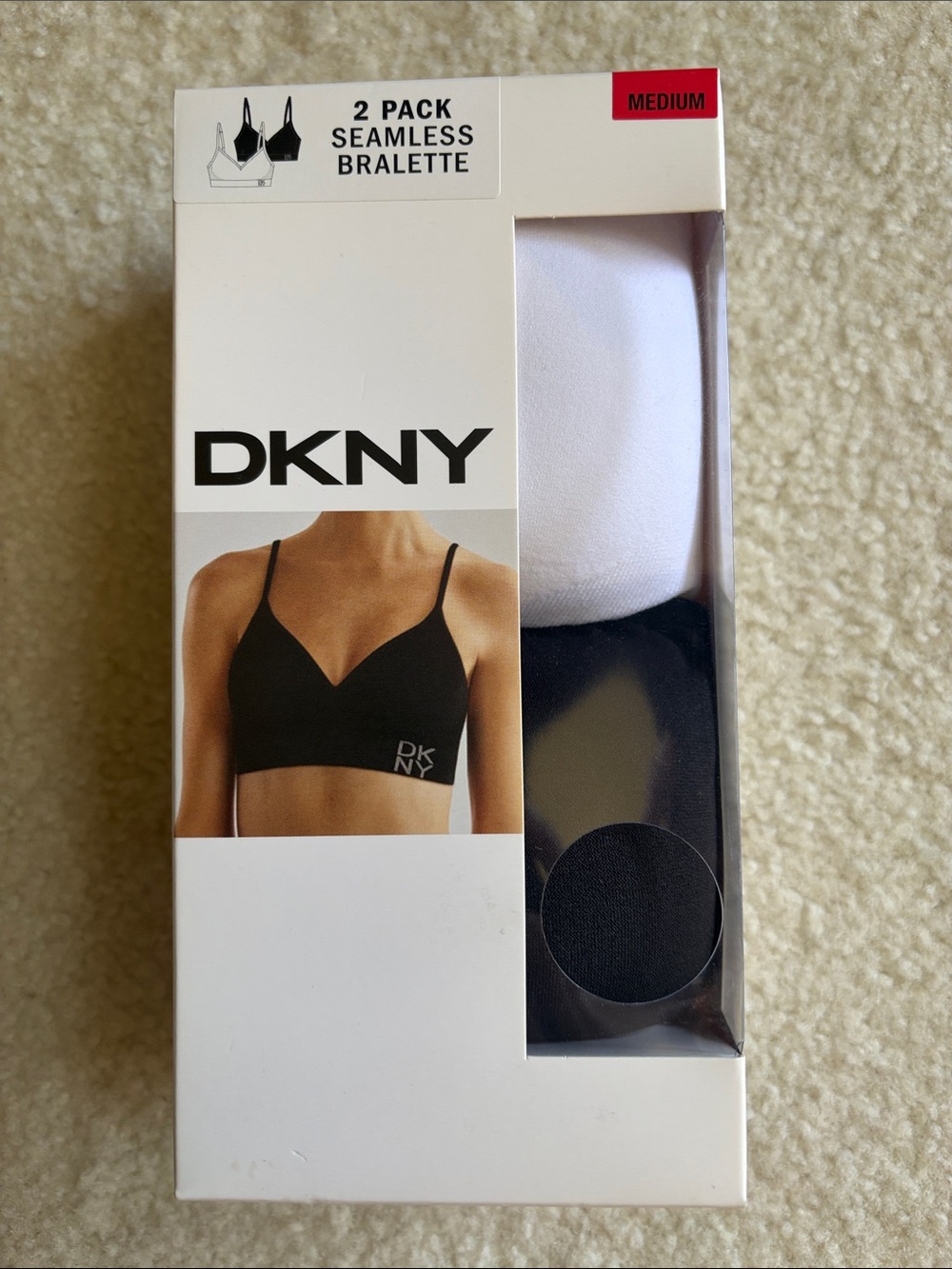DKNY 2 Pack Seamless Bralette